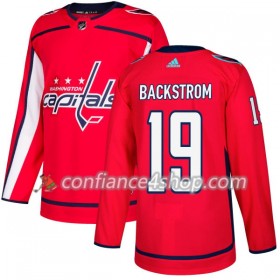 Adidas Maillot de Hockey Washington Capitals Nicklas Backstrom 19 2017-2018 Rouge Authentic - Homme